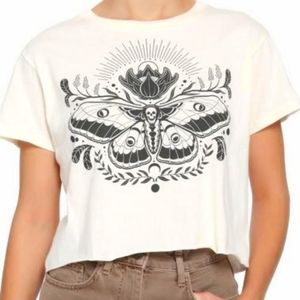 Ornate Death Moth Crop T-Shirt